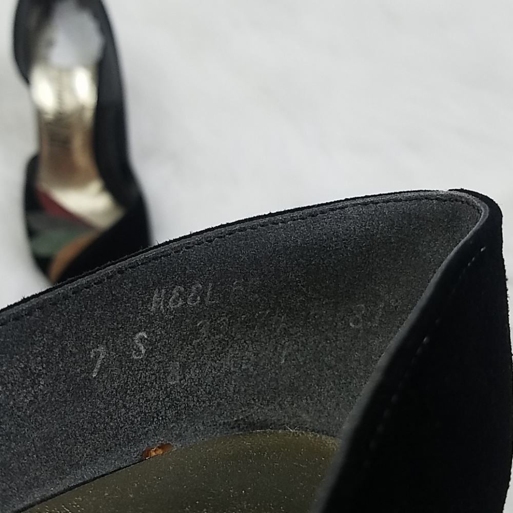 Autumn leaves suede kitten heels - Picture 8 of 8
